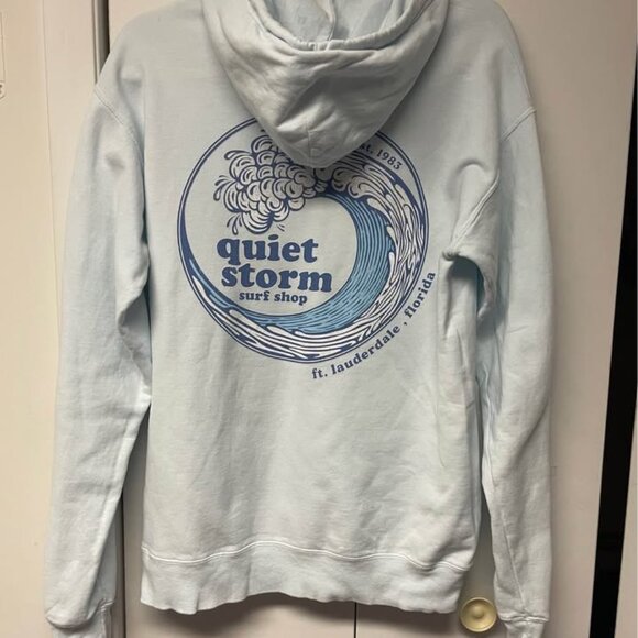 Quiet Storm Surf Shop Fort Lauderdale Hoodie Adult Size Small - Picture 1 of 3
